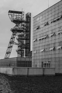 Construction site against sky