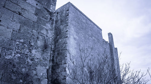 Low angle view of building against sky