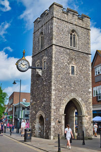 St george's clock tower, canterbury, kent, united kingdom.