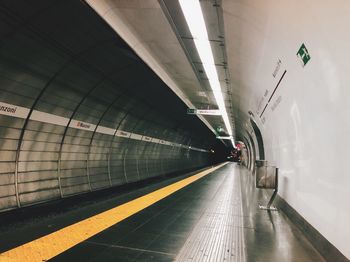 View of subway station