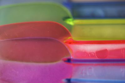 Close-up of red object on white background