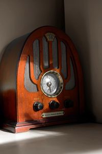 Close-up of clock