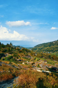 Scenic view of landscape against sky
