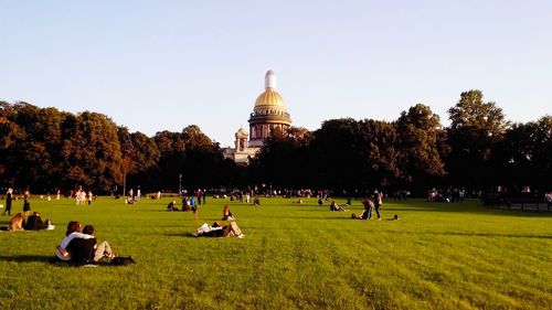 Group of people in park