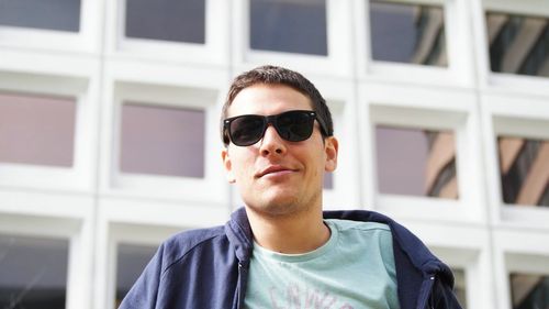 Close-up portrait of young man