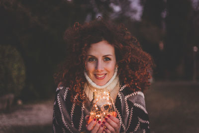 Portrait of a smiling young woman