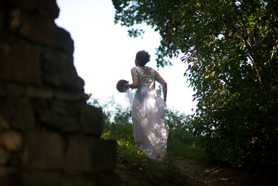 Low angle view of a man