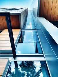 Low angle view of modern building