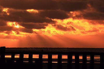 Scenic view of sunset sky