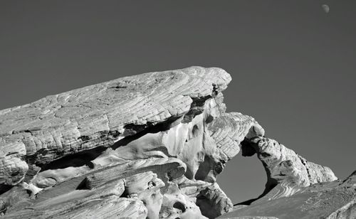 Rocks in sea