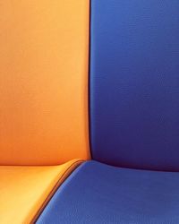Full frame shot of multi colored sofa