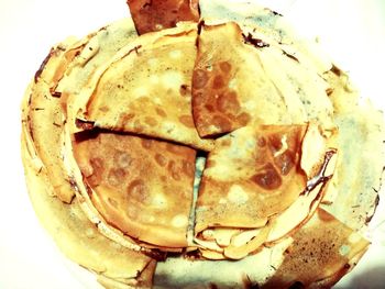 Close-up of drink in plate