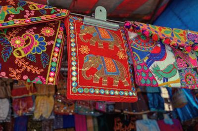 Close-up of lantern hanging