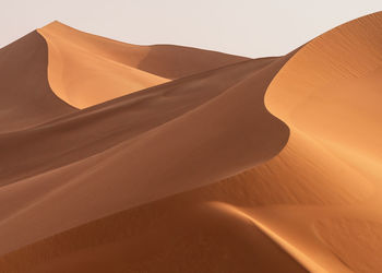 Scenic view of desert against sky