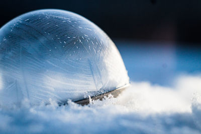 Close-up of water splashing