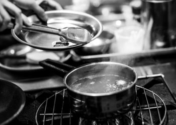 Close-up of tea in kitchen