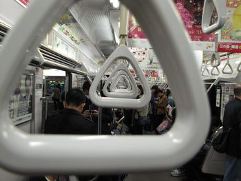 Interior of train