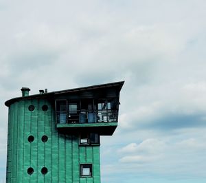 Low angle view of building against sky