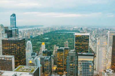 Aerial view of cityscape