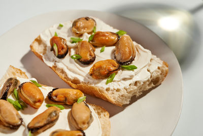 Close-up of food in plate