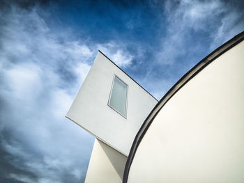 Low angle view of building against sky