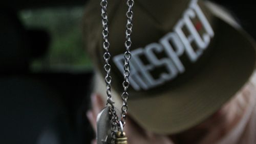 Close-up of chain swing