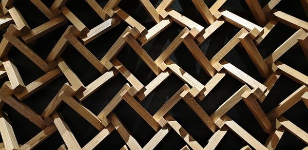 Detail shot of wicker basket