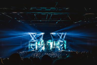 Crowd at music concert