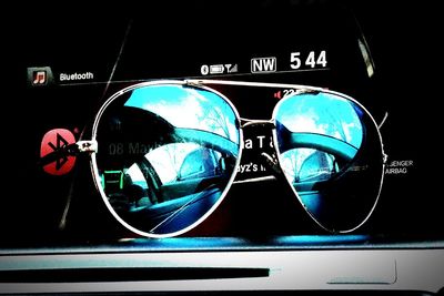 Close-up of sunglasses