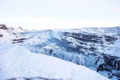 Gullfoss waterfall, iceland, europe