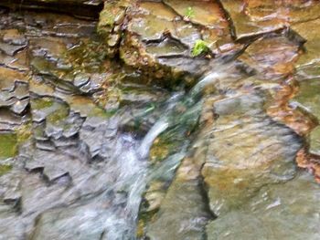 Full frame shot of waterfall