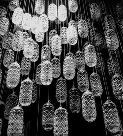 Full frame shot of decorations hanging in market