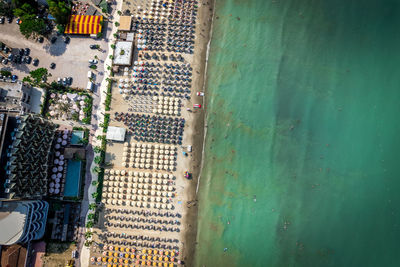 High angle view of cityscape