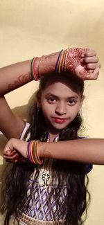 Portrait of a smiling young woman