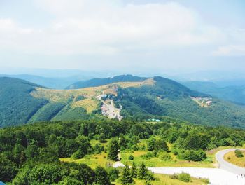 Scenic view of landscape against sky