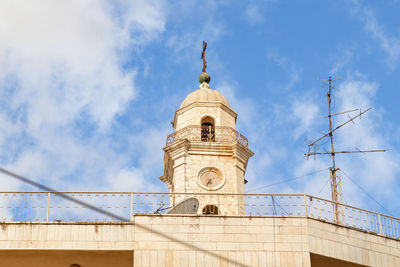 Low angle view of building against sky