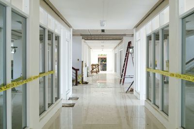 Corridor of building