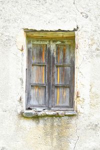 Window of old building