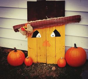 Close-up of wooden door