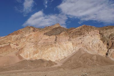 Scenic view of rocky mountains against sky