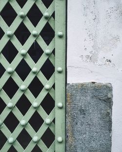 Close-up of closed door