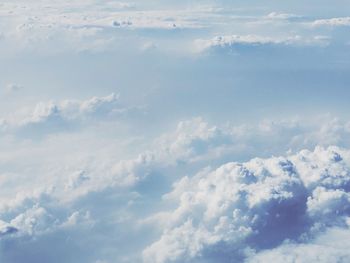 Low angle view of clouds in sky