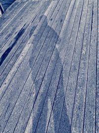 Full frame shot of hardwood floor