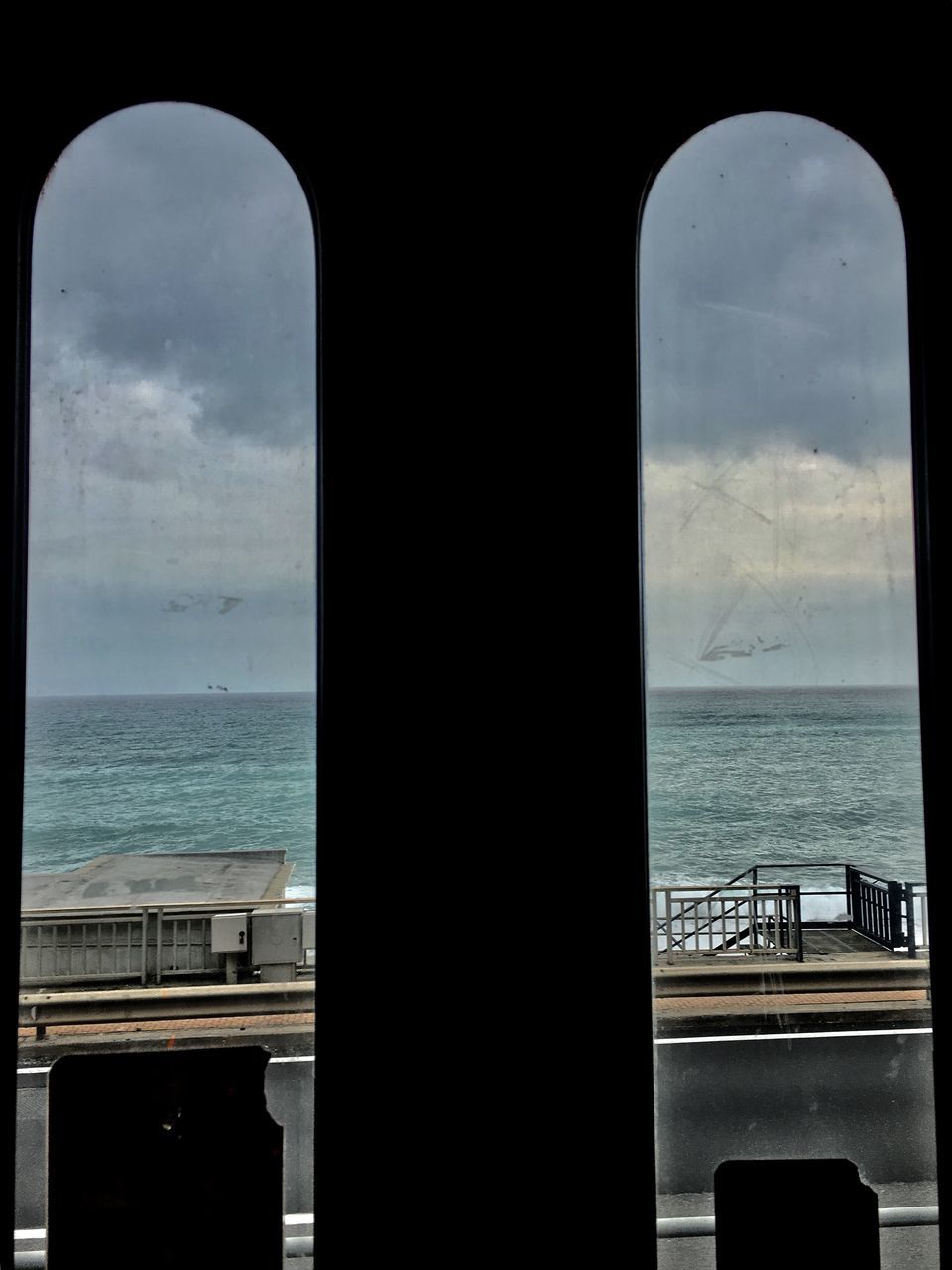 sea, horizon over water, window, water, sky, day, indoors, nature, scenics, built structure, architecture, no people, beauty in nature