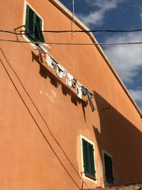 Low angle view of building against sky