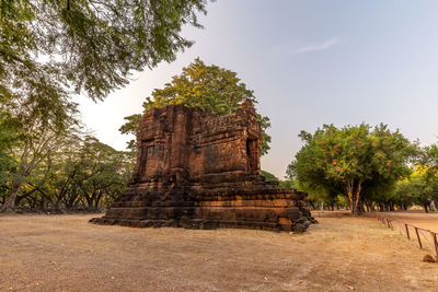 View of temple against sky