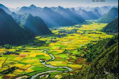 Scenic view of mountains