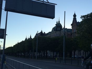 Built structure against clear blue sky