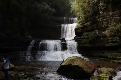 Waterfall in forest