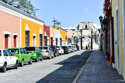 Street amidst buildings in city
